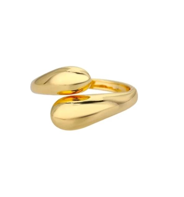 Twins Adjustable Stainless-Steel Ring